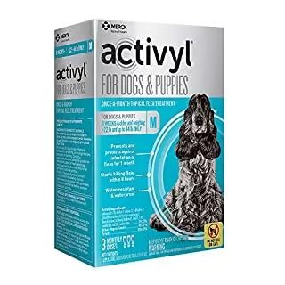 Merck Activyl Medium Dogs & Puppies (23-44lbs 3-pack)