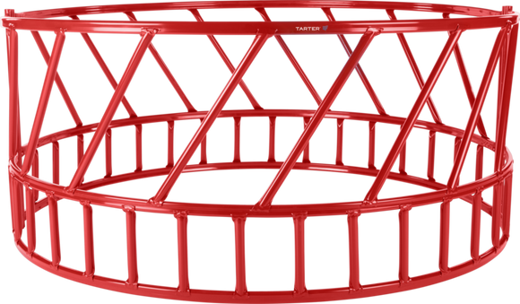 Tarter Steelcor Cattle Hay Feeder (2 Piece, Red)