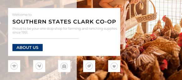 Welcome to Southern States Clark Co-Op, proud to be your one stop shop for farming and ranching supplies About Us