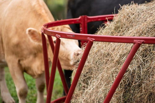 Tarter Steelcor Cattle Hay Feeder (2 Piece, Red)