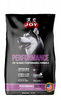 Joy 26/18 Performance Adult Dog Food (50 Lbs)