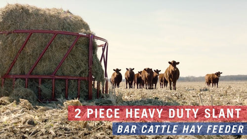 Tarter Steelcor Cattle Hay Feeder (2 Piece, Red)