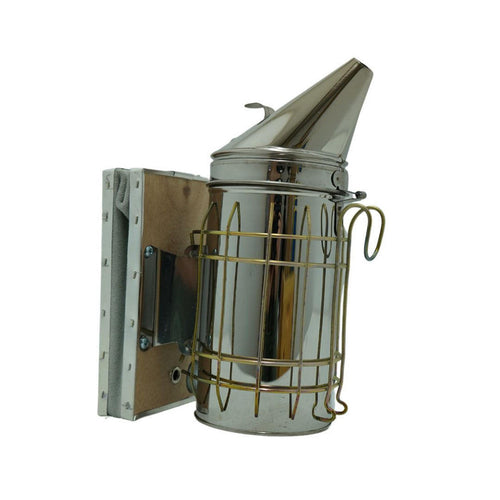 Mann Lake Bee 4 x 7 Economy Stainless Steel Smoker with Shield