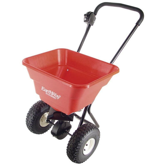 ESTATE RESIDENTIAL BROADCAST SPREADER (80 LB HOPPER, RED)